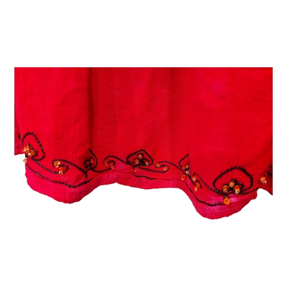 Free-form Colorful Indian Boho Top - Picture 5 of 7